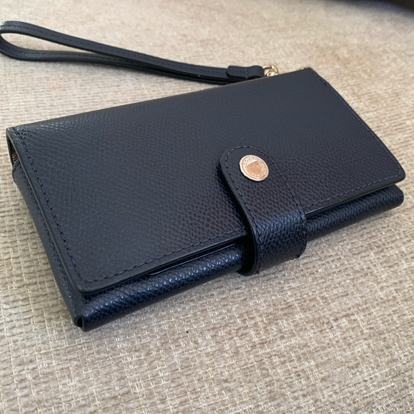 Coach | Leather Phone Wallet Wristlet - Picture 3 of 8